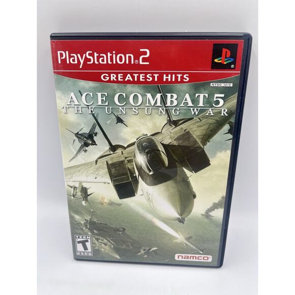 Ace Combat 5 The Unsung War PlayStation 2 PS2 CIB Complete! - Picture 1 of 9